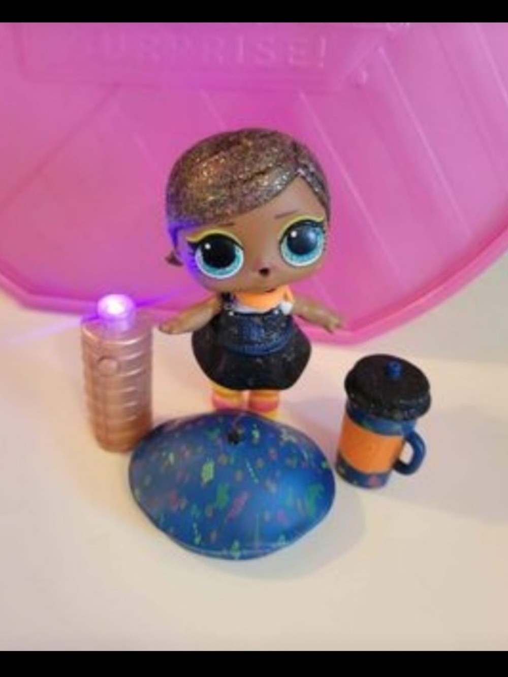 L.O.L. Surprise! Paint Mini Doll with Glitter Hair and Accessories